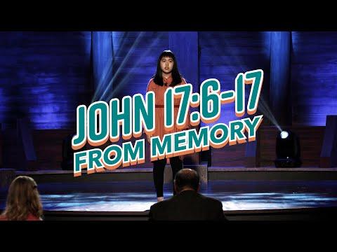 John 17:6-17 FROM MEMORY!!