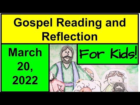 Gospel Reading and Reflection for Kids - March 20, 2022 - Luke 13:1-9