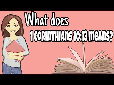 What does 1 Corinthians 10:13 means? | My Devotion 0.02