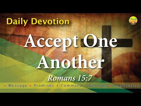 Accept one another - Romans 15:7 with MPCWA