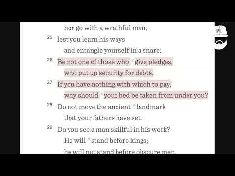Proverbs with Edwin: Proverbs 22:26-How to save yourself from financial ruin