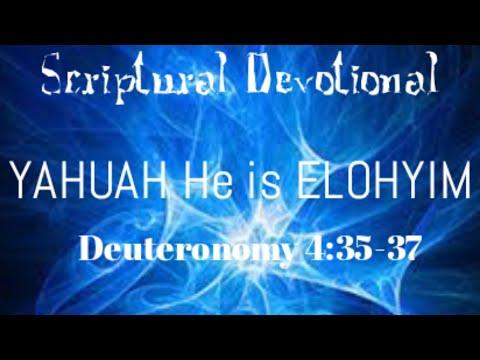 Deuteronomy 4:35-37
