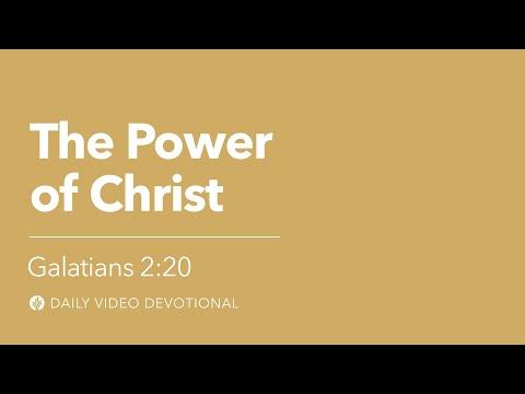 The Power of Christ  | Galatians 2:20 | Our Daily Bread Video Devotional