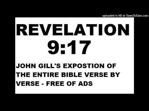 Revelation 9:17 - John Gill's Exposition of the Entire Bible Verse by Verse