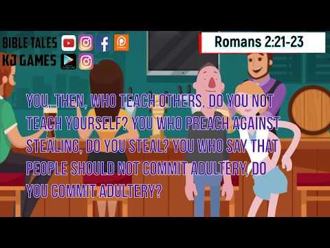 Romans 2:21-23 Daily Bible Animated verse 18 May 2020
