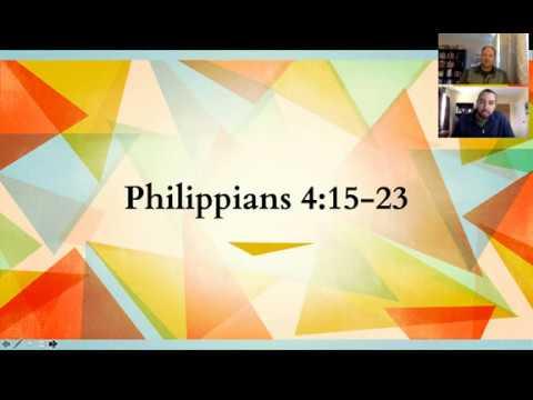 Philippians 4:15-23 (Midweek Bible Study)