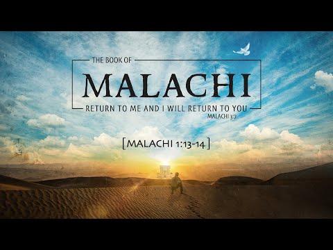 Malachi 1:13-14
