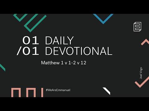 Daily Devotion with Joel Virgo // Matthew 1:1-2:12