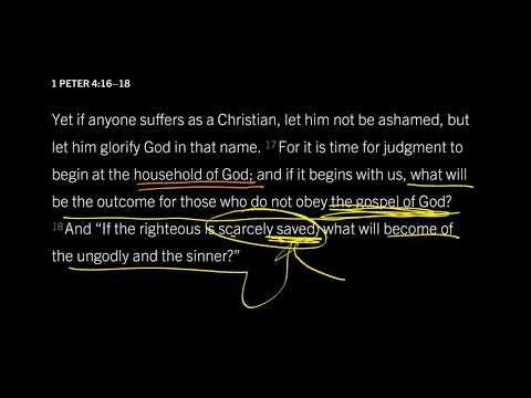 How Will Christians Be Judged? 1 Peter 4:17