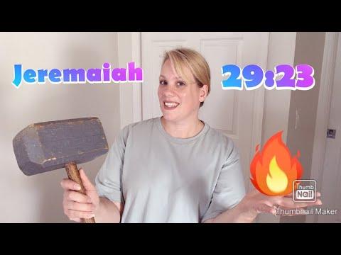 Jeremiah 23:29--God's Word is like a FIRE and a HAMMER!!!