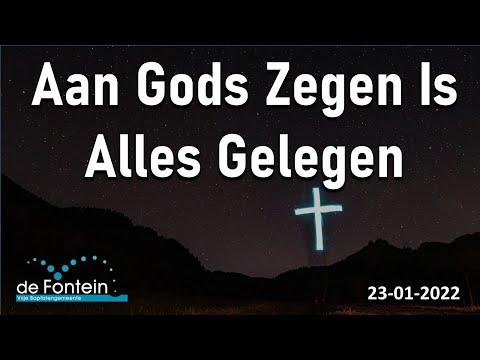 Kerkdienst  | Preek | Aan God's Zegen Is Alles Gelegen | Genesis 39: 1-23 | Bert Boer | 23-01-2022