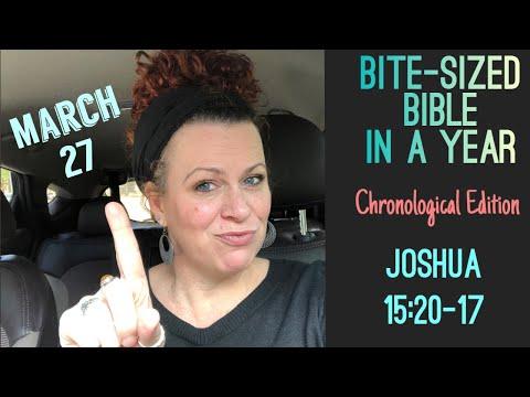 Bite-Sized Bible in a Year: Joshua 15:20-17