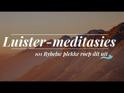 Luister-meditasies: 101 Bybelse plekke roep dit uit | Mispa (Genesis 31:49-55)