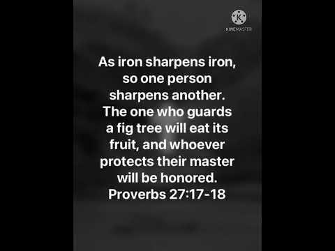 Proverbs 27:17-20 | Book of Wisdom | Bible Verses | Jesus Christ is God
