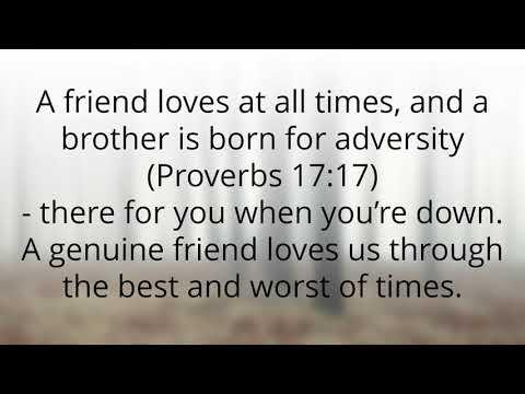 The Bible Quotes and Its Meaning : Proverbs 17:17