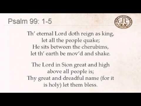 Psalm 99:1-5 Greenville Presbyterian Church 1650 Scottish Psalter Singing - 01-22-2017 AM