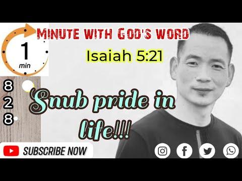 Snub pride in life(Subtitles in English)@L. Kumzuk Walling|Isaiah 5:21#828