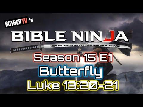 BIBLE NINJA S15 E1 | BUTTERFLY - Luke 13:20-21