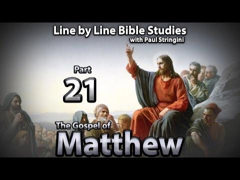 The Gospel of Matthew Explained - Bible Study 21 - Matthew 8:18-27