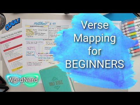 How to Study the Bible- Verse Mapping for BEGINNERS (2022 Update) | Matthew 6:33