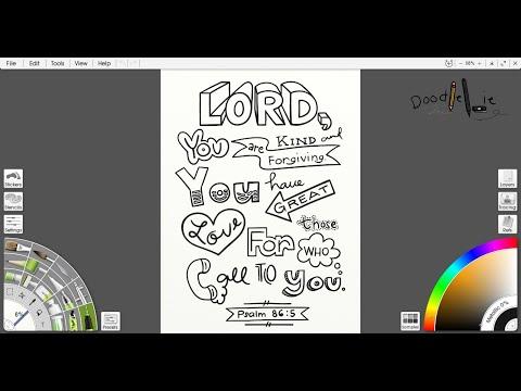 Bible Verse: Psalm 86:5 (Doodle Arts ft. Digital)