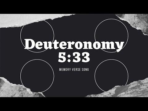 Deuteronomy 5:33 | AMPED WORSHIP