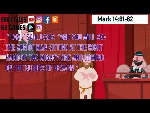 Mark 14:61-62 Daily Bible Animated verse 9 April 2020