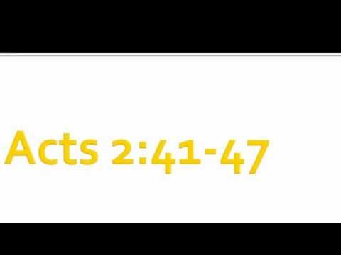 Acts 2:41-47