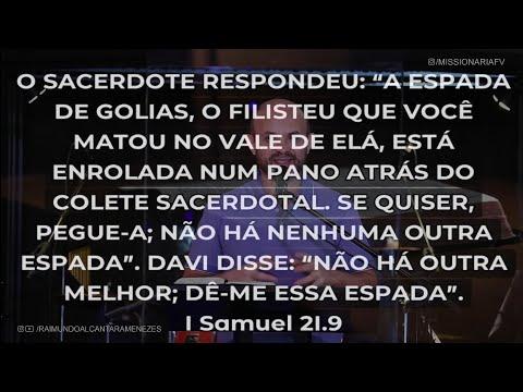 LIVE: Dê-me essa espada | 1 Samuel 21:8-9 | Raimundo Alcântara Menezes