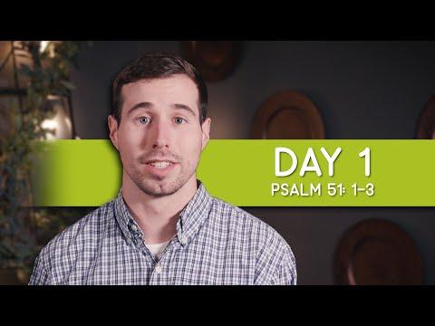 DAY 1 | Psalm 51: 1-3 | HOLY WEEK DEVOTIONAL