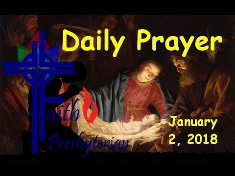 Daily Prayer, January 2, 2018; John 1:10-13