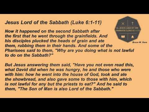 18. Jesus Lord of the Sabbath (Luke 6:1-11)