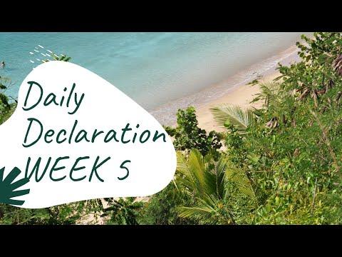 Daily Declaration Week 5 - I am in Christ 2 Corinthians 5:17 | Declaration for Kids