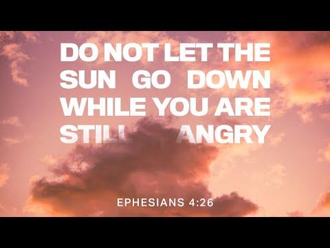 Verse of the day | Ephesians 4:26 | five minute devo
