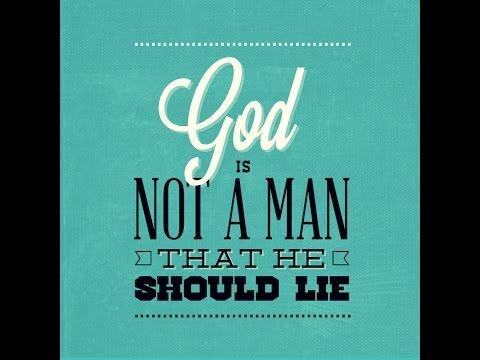 'GOD IS NOT A MAN' | Numbers 23:19 &amp; Hosea 11:9, Explained.'