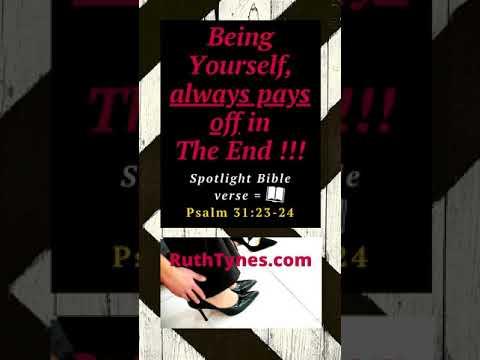 SpotlightBibleVerse.com Girls Bible Study Psalm 31:23-24