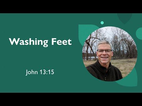 Washing Feet: John 13:15