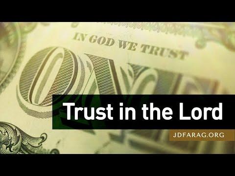 Trust in the Lord - 1 Timothy 6:17-19 – October 25th, 2020