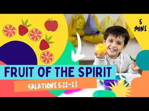 Kids Bible Devotional - Fruit of the Spirit | Galatians 5:22-23