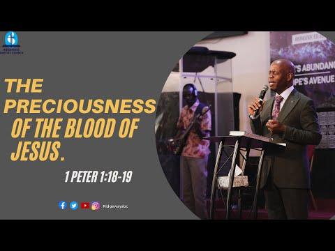 The Preciousness Of The Blood Of Jesus | 1 Peter 1:18-19 | 25/09/2022