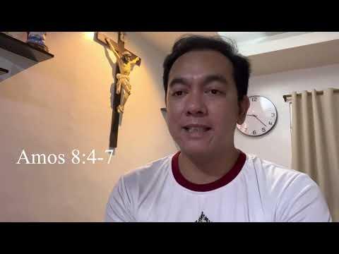 Ang Pagninilay sa Unang Pagbasa, Ika-25 Linggo sa Karaniwang Panahon, Amos 8:4-7