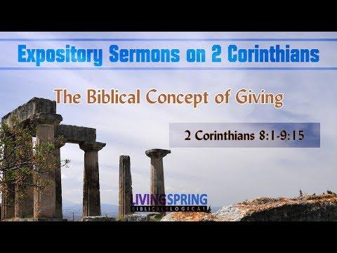 The Biblical Concept of Giving: Will I Have Returns? (2 Corinthians 8:1-9:15)