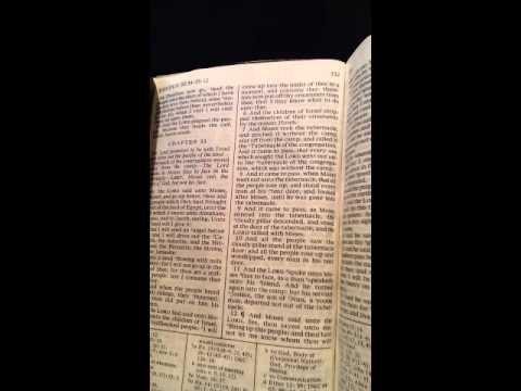 Exodus 33:11 "The Lord spoke to Moses face to face" Scripture Melody