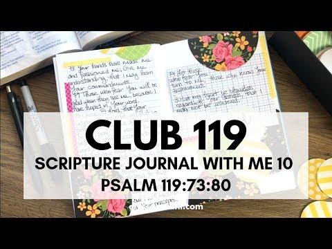 SCRIPTURE JOURNAL WITH ME 10: PSALM 119:73-80