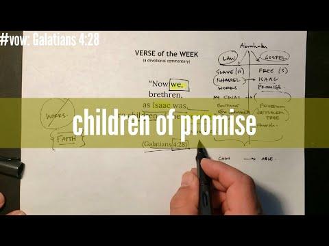 #vow Children of Promise (Galatians 4:28)