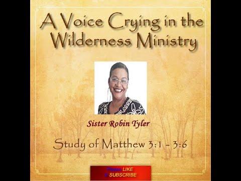 Sister Robin Tyler - Study of Matthew 3:1- 3:6