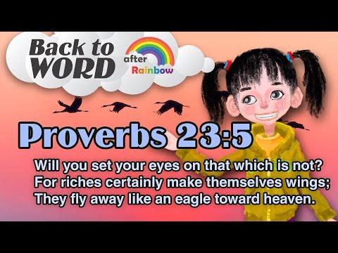 Proverbs 23:5 ★ Bible Verse | Bible Study for Kids