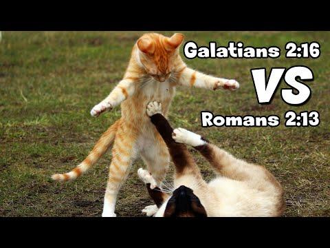 Galatians 2:16 vs Romans 2:13 / Paul vs Paul