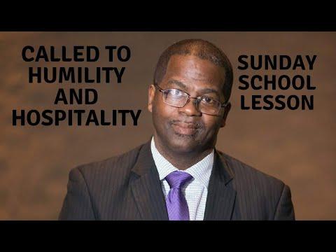 Called to Humility and Hospitality, Luke 14:7-14, Sunday school lesson, March 3, 2019