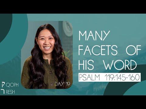 Psalm 119:145-160 | Many Facets Of His Word | Pastor Grace Johnson